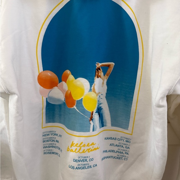 NEVER WORN Kelsea Ballerini Heart First Tour White Hoodie ✨ - Picture 2 of 5